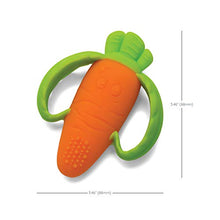 Infantino Silicone Baby Teether - Orange Carrot