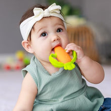 Infantino Silicone Baby Teether - Orange Carrot