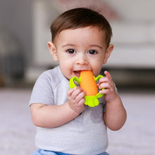 Infantino Silicone Baby Teether - Orange Carrot