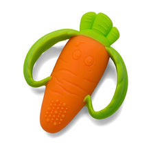 Infantino Silicone Baby Teether - Orange Carrot