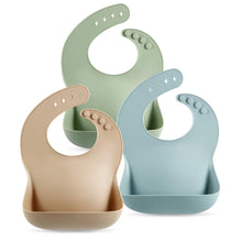 PandaEar 3 Silicone Baby Bibs - Waterproof