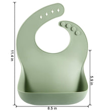 PandaEar 3 Silicone Baby Bibs - Waterproof