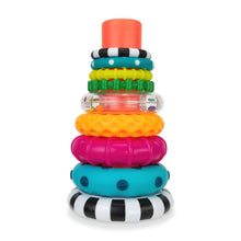 Sassy Stacks STEM Toy - 9 Piece Ring Set, 6+ Months