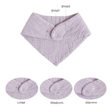 Konssy 10 Pack Muslin Baby Bibs - 100% Cotton