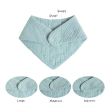 Konssy 10 Pack Muslin Baby Bibs - 100% Cotton