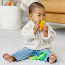 Infantino Silicone Baby Teether - Orange Carrot