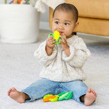 Infantino Silicone Baby Teether - Orange Carrot